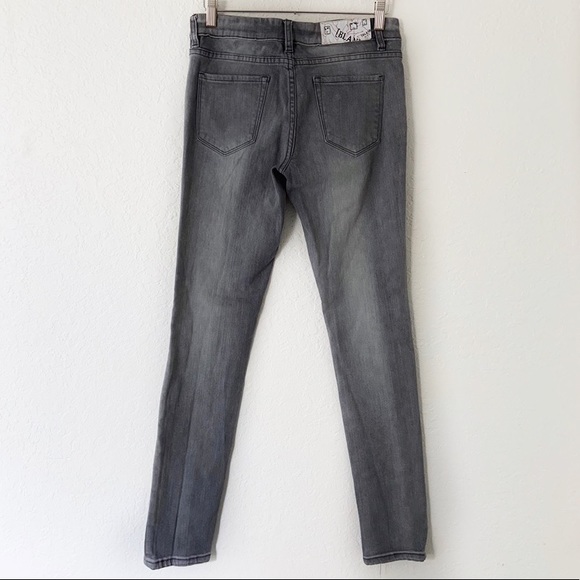 Blank NYC Gray Skinny Jeans Sz 28 - Picture 3 of 5